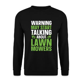 Mowing - Unisex Sweatshirt - black - Front - Alina (178cm) & Michal (187cm)