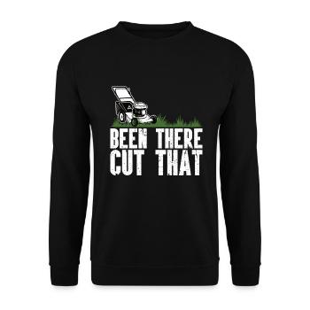 Mowing - Unisex Sweatshirt - black - Front - Alina (178cm) & Michal (187cm)