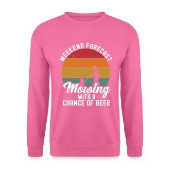 Mowing - Unisex Sweatshirt - pink - Front