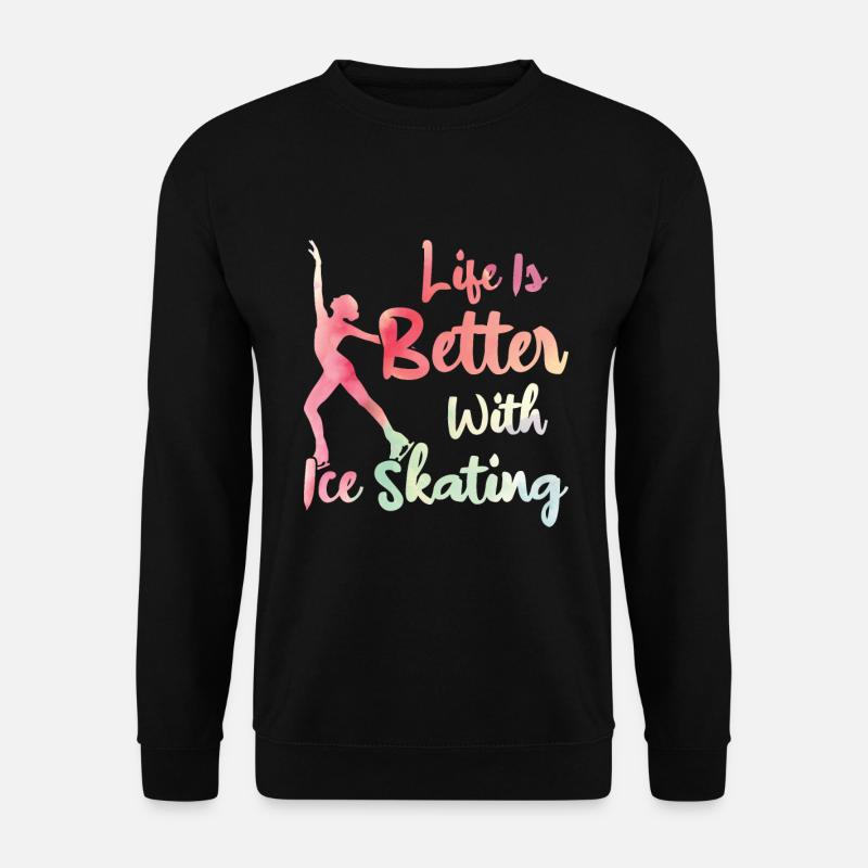 Ice skating - Unisex Sweatshirt - black