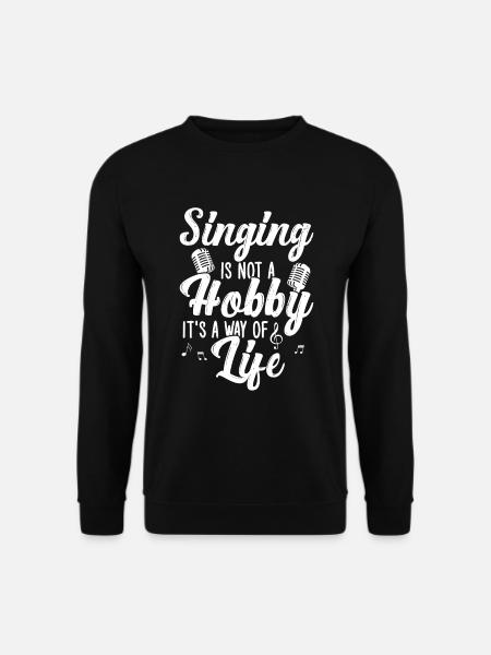 Chanter - Sweat-shirt Unisexe - noir