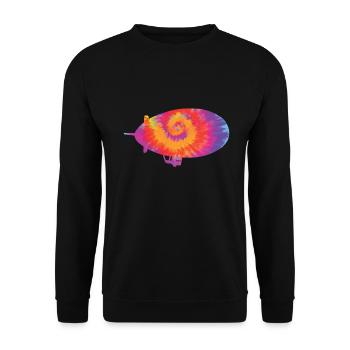 Zeppelin - Unisex Pullover - Schwarz - Vorne - Alina (178cm) & Michal (187cm)