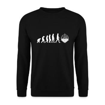 Zeppelin - Unisex Sweatshirt - black - Front - Alina (178cm) & Michal (187cm)