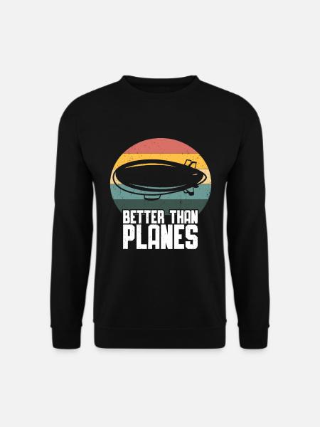 Zeppelin - Unisex Pullover - Schwarz