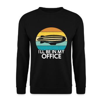 Zeppelin - Unisex Sweatshirt - black - Front - Alina (178cm) & Michal (187cm)
