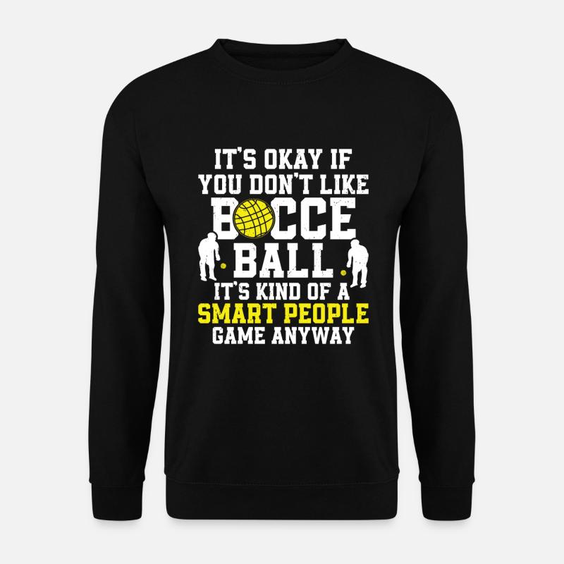 Boccia - Unisex Pullover - Schwarz