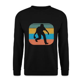 Lyonnaises - Sweat-shirt Unisexe - noir - Devant - Alina (178cm) & Michal (187cm)
