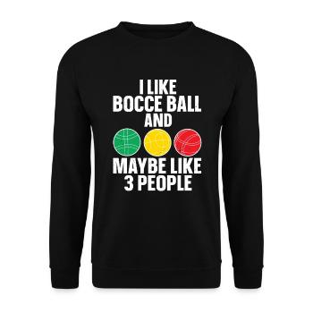 Lyonnaises - Sweat-shirt Unisexe - noir - Devant - Alina (178cm) & Michal (187cm)