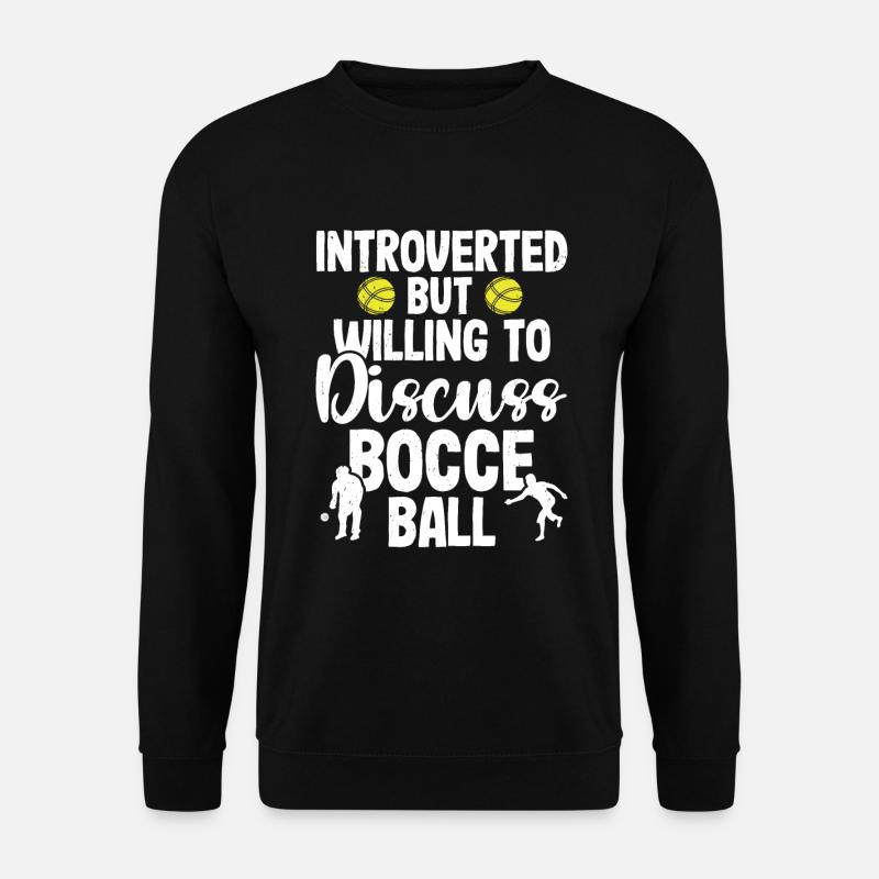 Boccia - Unisex Pullover - Schwarz