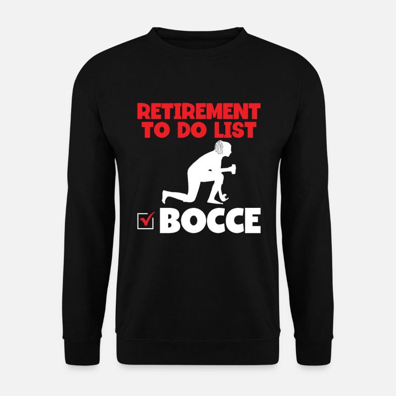 Boccia - Unisex Pullover - Schwarz
