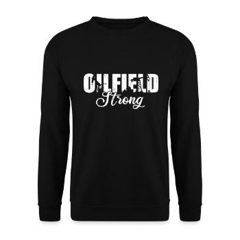 Oilfield - Unisex Sweatshirt - black - Front - Alina (178cm) & Michal (187cm)