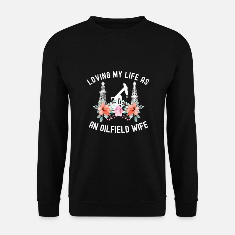 Ölfeld - Unisex Pullover - Schwarz
