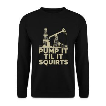Oilfield - Unisex Sweatshirt - black - Front - Alina (178cm) & Michal (187cm)