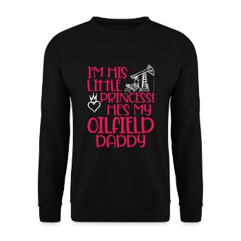 Oilfield - Unisex Sweatshirt - black - Front - Alina (178cm) & Michal (187cm)