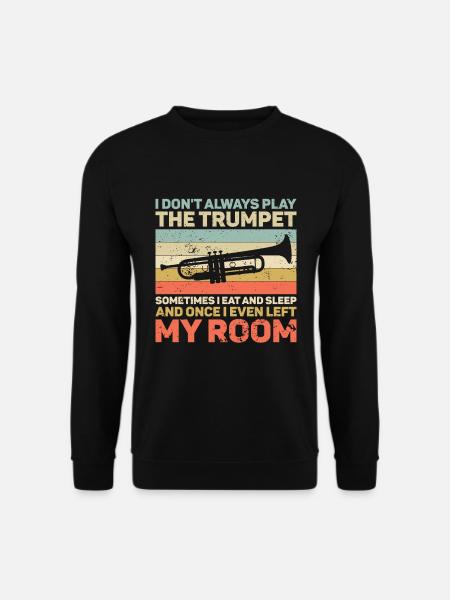 Trumpet - Unisex Sweatshirt - black
