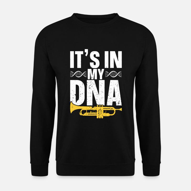 Trompete - Unisex Pullover - Schwarz