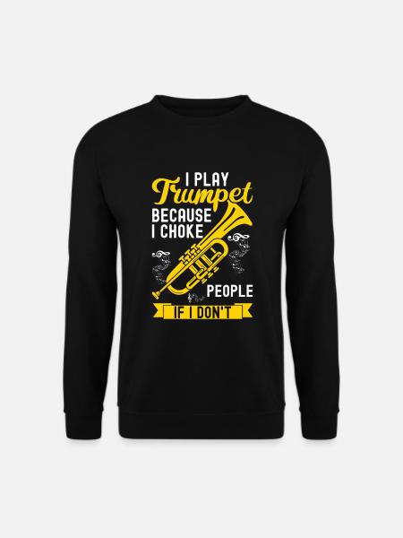 Trumpet - Unisex Sweatshirt - black
