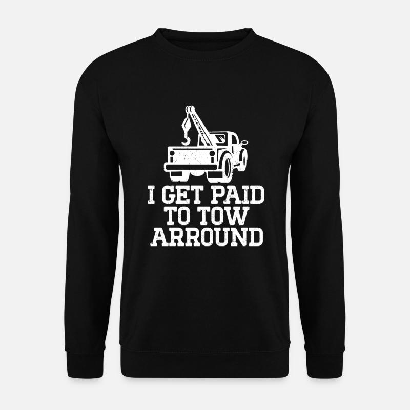 Abschleppfahrzeug - Unisex Pullover - Schwarz