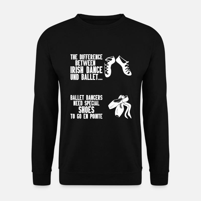 Irischer Tanz - Unisex Pullover - Schwarz