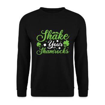 Irish Dance - Unisex Sweatshirt - black - Front - Alina (178cm) & Michal (187cm)