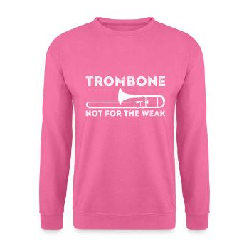 Trombone - Sweat-shirt Unisexe - rose - Devant