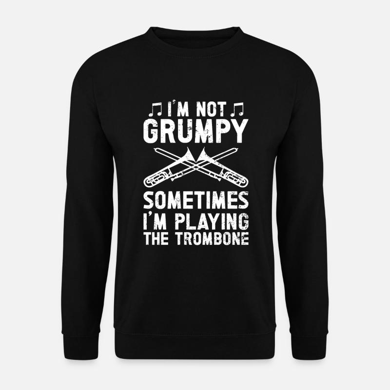 Posaune - Unisex Pullover - Schwarz