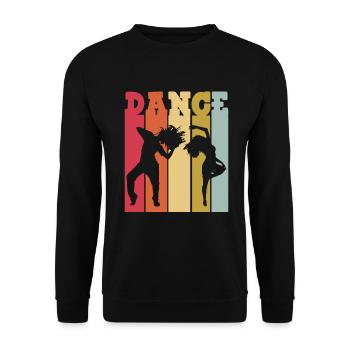 Break Dancing - Unisex Sweatshirt - black - Front - Alina (178cm) & Michal (187cm)