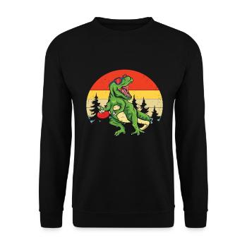 Disque de golf Frisbee - Sweat-shirt Unisexe - noir - Devant - Alina (178cm) & Michal (187cm)