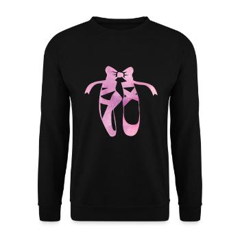 Ballet - Unisex Sweatshirt - black - Front - Alina (178cm) & Michal (187cm)