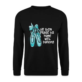 Ballet - Unisex Sweatshirt - black - Front - Alina (178cm) & Michal (187cm)