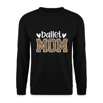 Ballet - Unisex Sweatshirt - black - Front - Alina (178cm) & Michal (187cm)