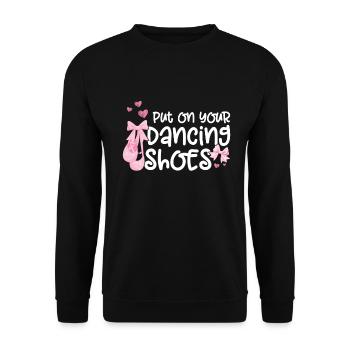 Ballet - Unisex Sweatshirt - black - Front - Alina (178cm) & Michal (187cm)