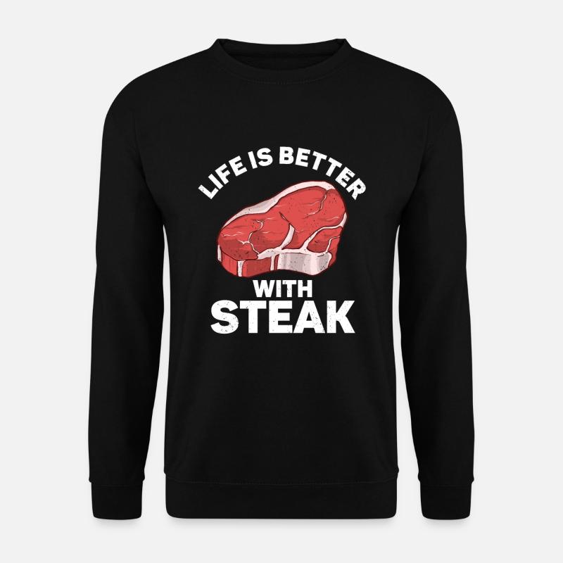 Steak - Unisex Sweatshirt - black