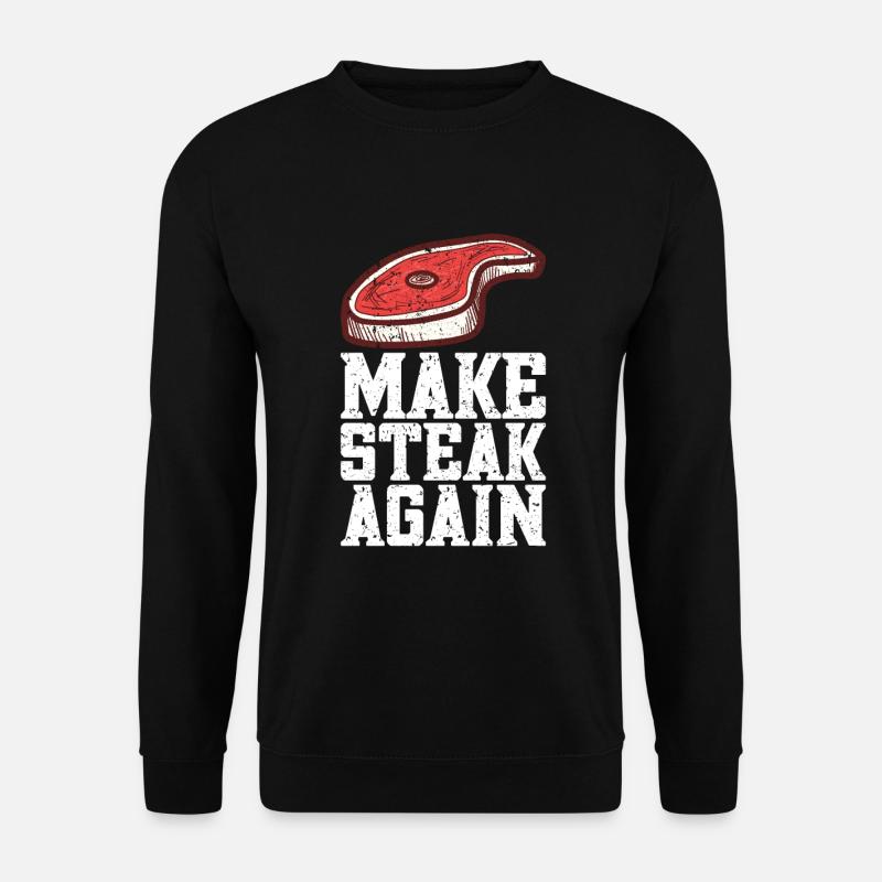 Steak - Unisex Pullover - Schwarz