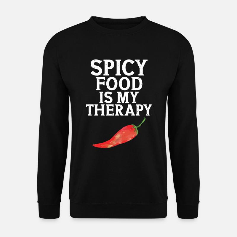 Chili-Pfeffer - Unisex Pullover - Schwarz