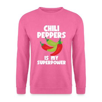 Chili pepper - Unisex Sweatshirt - pink - Front