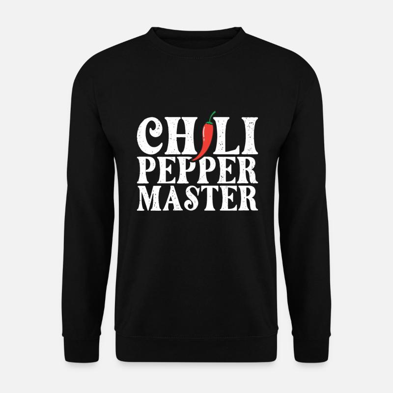 Chili-Pfeffer - Unisex Pullover - Schwarz