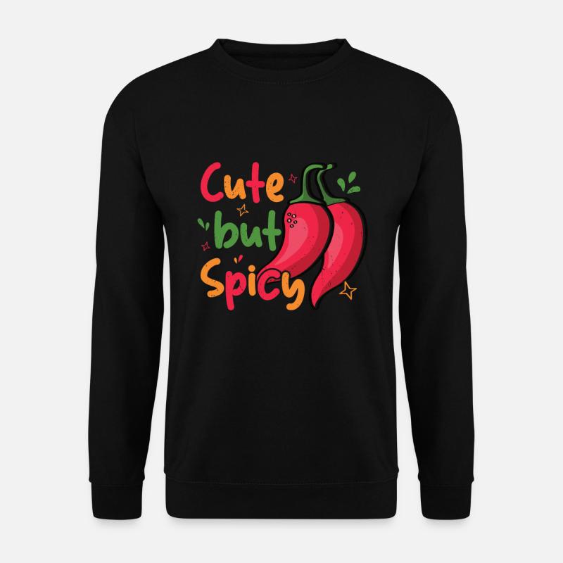 Chili-Pfeffer - Unisex Pullover - Schwarz