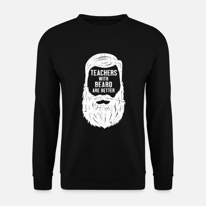 Bearded teacher - Unisex Sweatshirt - black