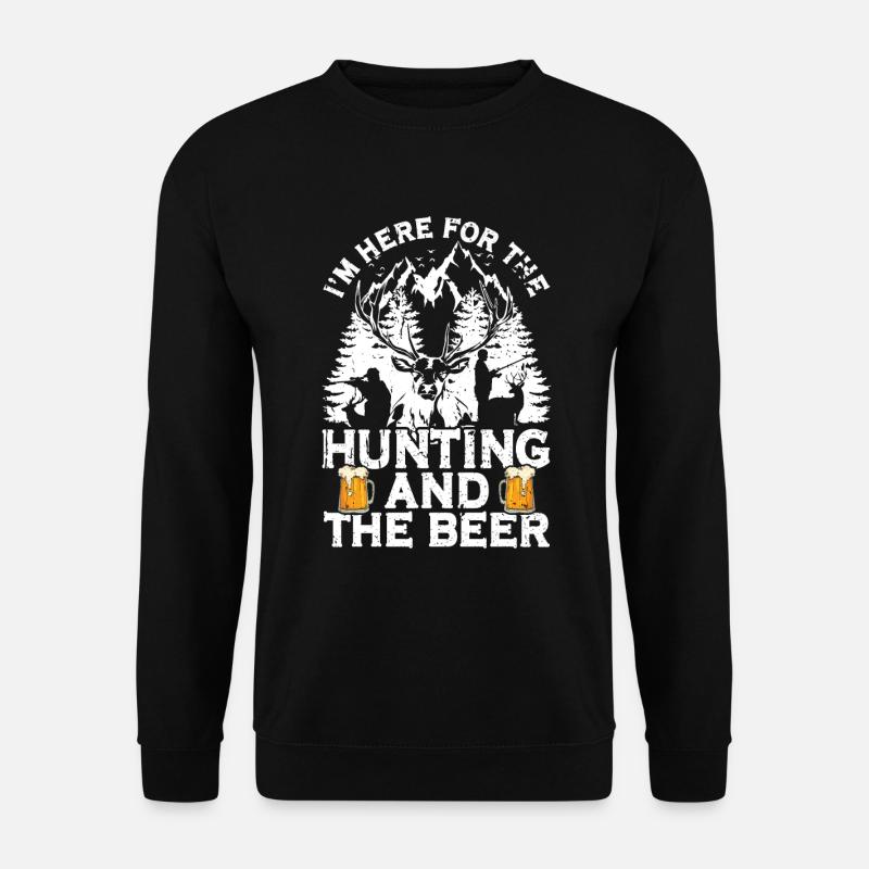 Chasse et bière - Sweat-shirt Unisexe - noir