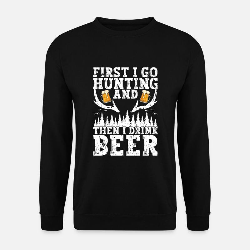 Hunting and beer - Unisex Sweatshirt - black