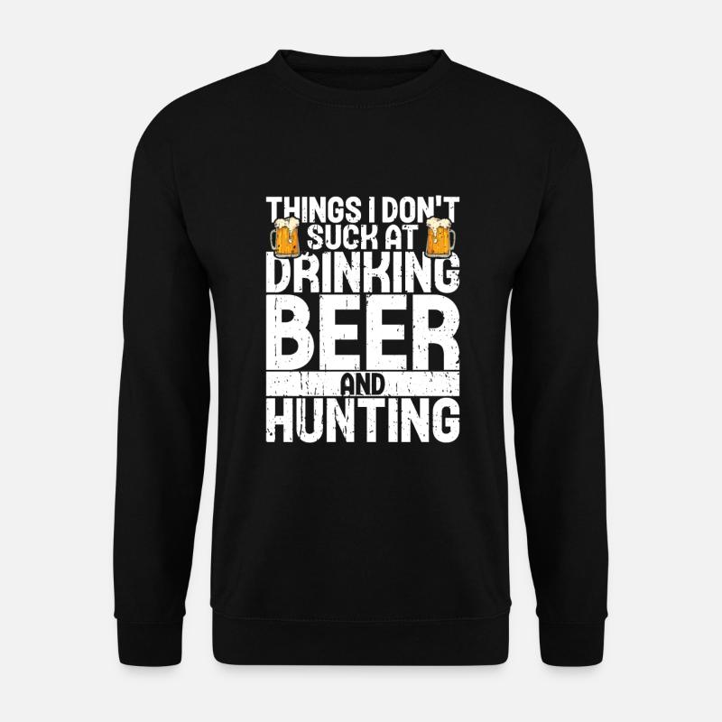 Jagd Und Bier - Unisex Pullover - Schwarz