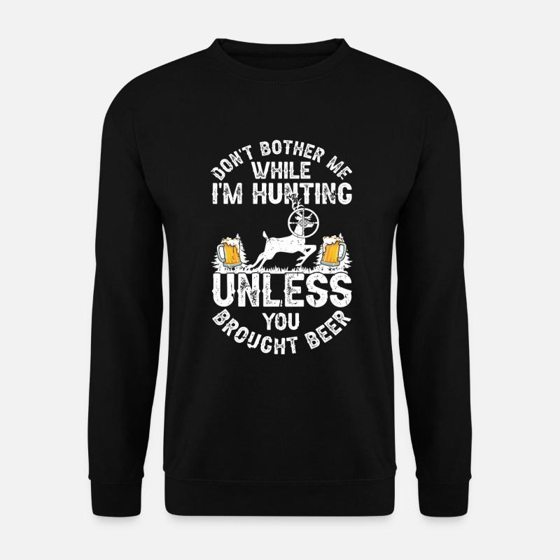 Chasse et bière - Sweat-shirt Unisexe - noir
