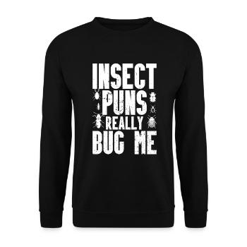Insekt - Unisex Pullover - Schwarz - Vorne - Alina (178cm) & Michal (187cm)