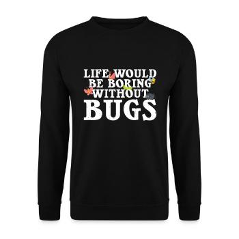 Insekt - Unisex Pullover - Schwarz - Vorne - Alina (178cm) & Michal (187cm)