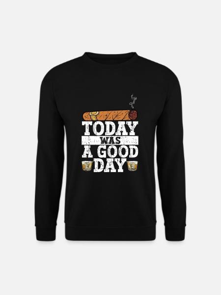 Cigar cigarette smokers - Unisex Sweatshirt - black