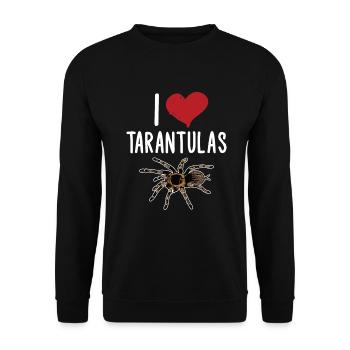 Tarantula - Unisex Sweatshirt - black - Front - Alina (178cm) & Michal (187cm)