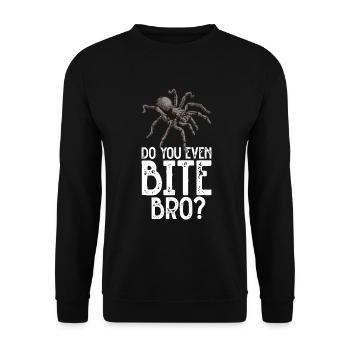 Tarantula - Unisex Sweatshirt - black - Front - Alina (178cm) & Michal (187cm)