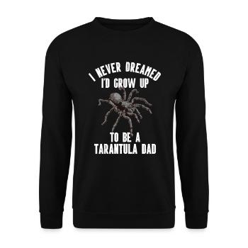 Tarantula - Unisex Sweatshirt - black - Front - Alina (178cm) & Michal (187cm)