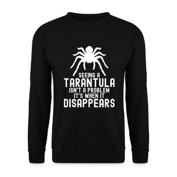 Tarantula - Unisex Sweatshirt - black - Front - Alina (178cm) & Michal (187cm)